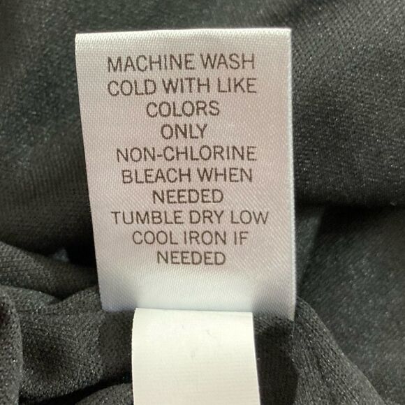 Apt 9 Dress Women’s 6 Black White Halter Chiffon Pleated Geometric - Picture 8 of 10